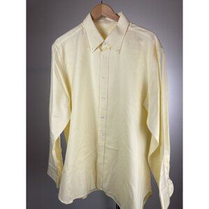 Caruso Yellow Dress Shirt 18 35/36